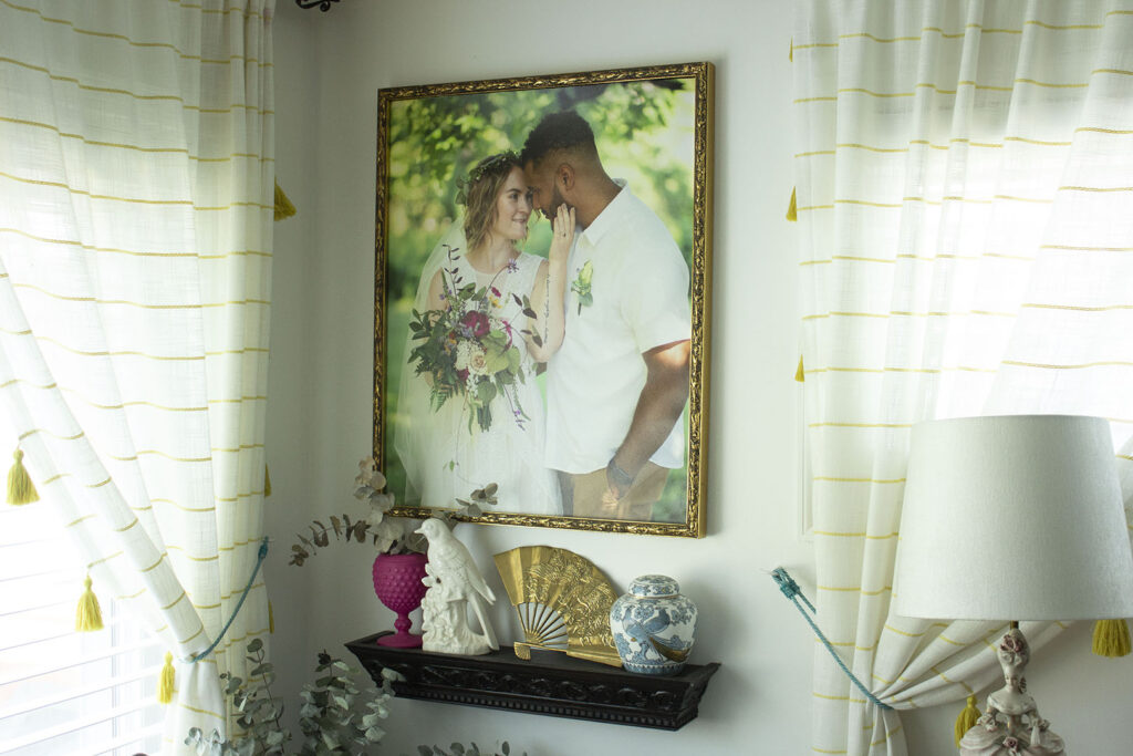 Things to Collect: Wedding Photo in Gold Frame