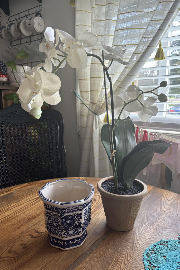 Potted Faux Orchid from Pottery Barn