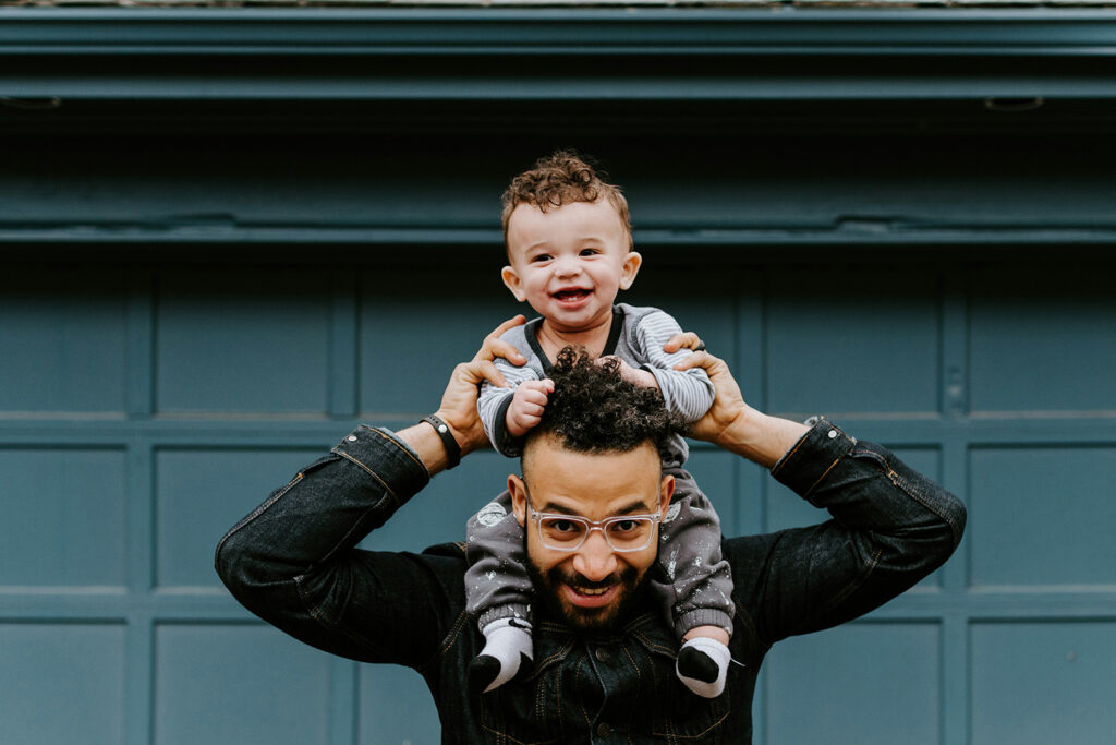 What Does the Lord's Discipline Look Like: Father with Child on Shoulders