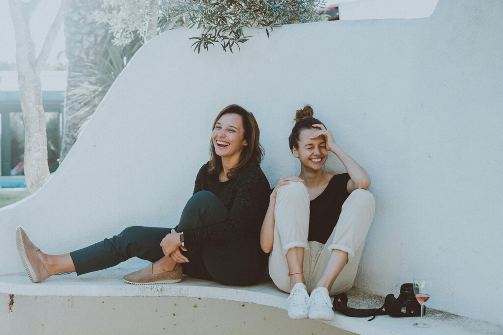 Healthy vs Unhealthy Friendships: Two Women Sitting Together
