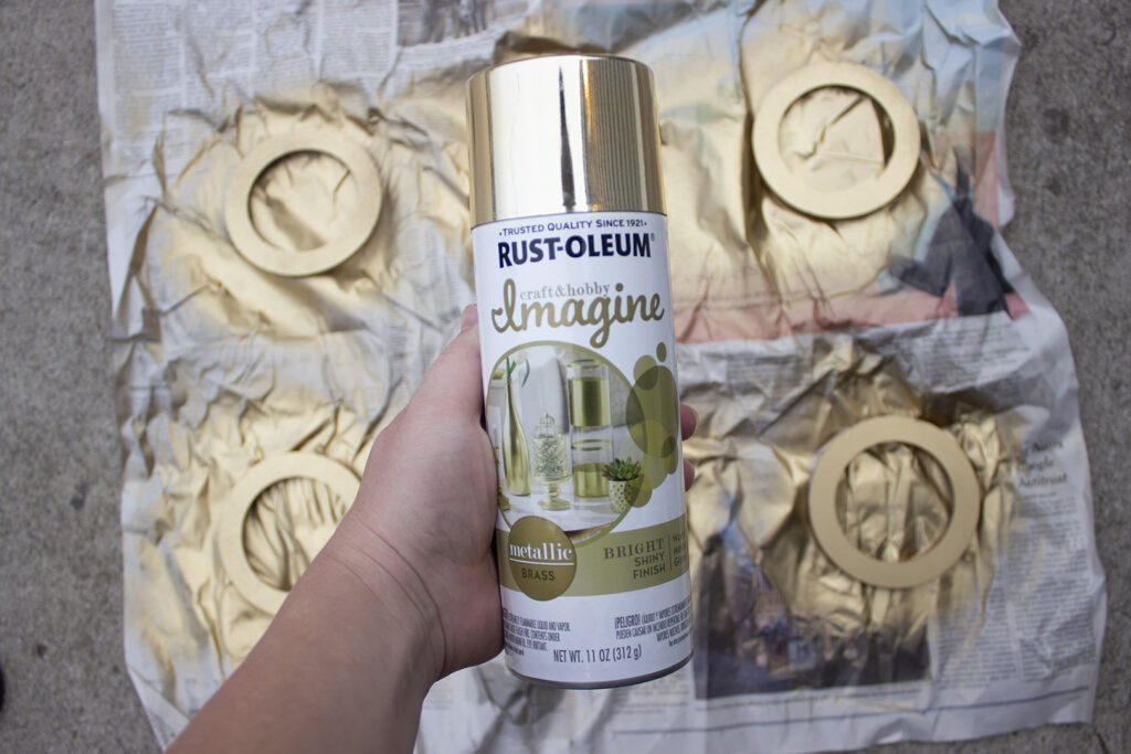 Rust-oleum gold spray paint