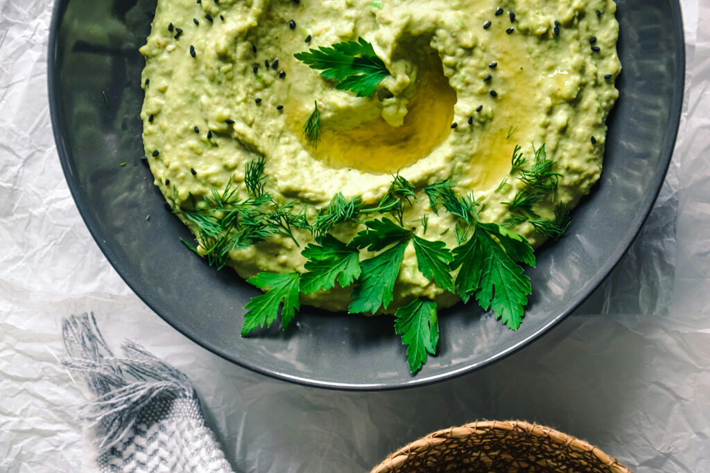 Bowl of hummus