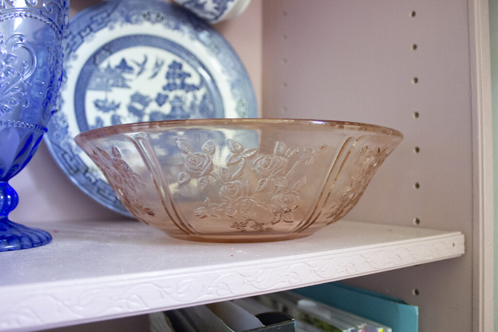 Antiques Tour: Depression Glass Rose Bowl
