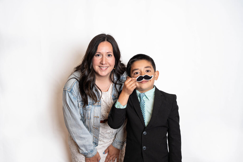 Homeschool: Brianna Lombardo with her son