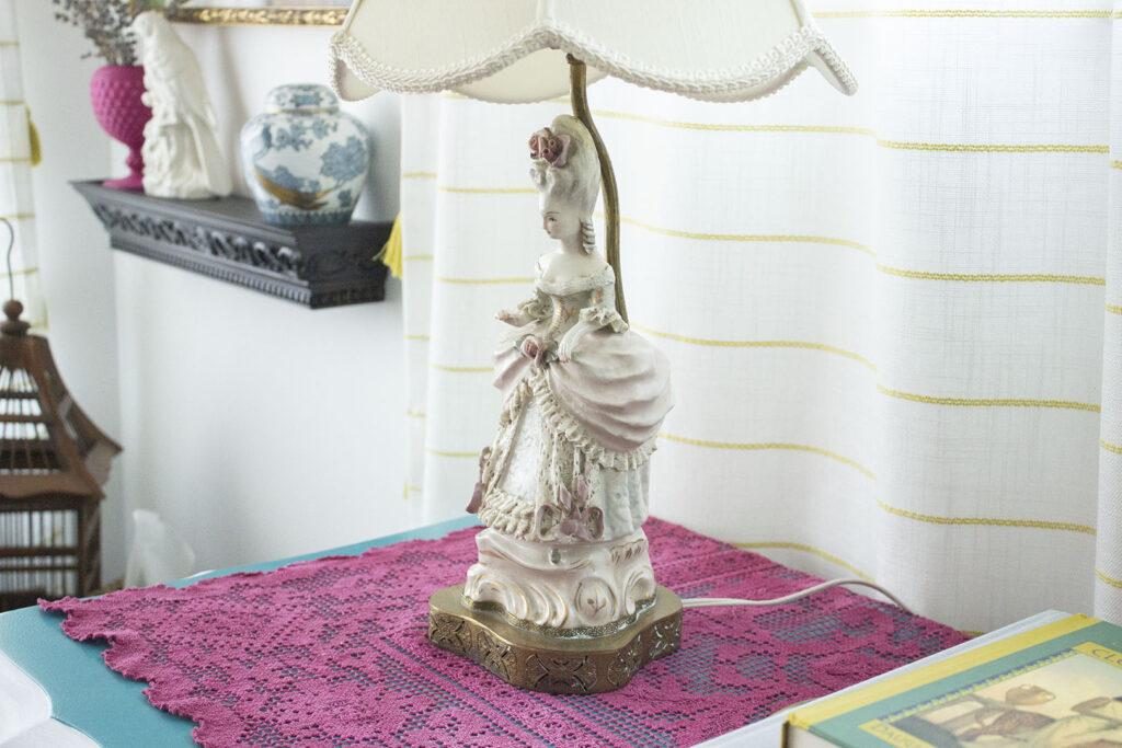 French Figurine Lamp