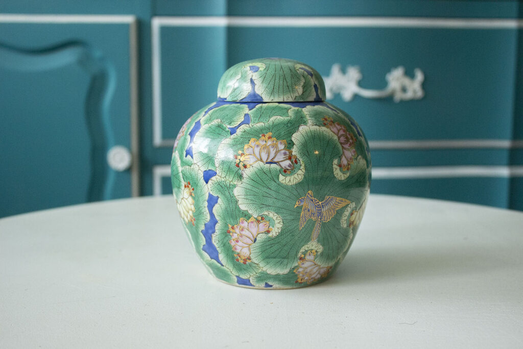 Best Thrift Store Finds: Green Ginger Jar